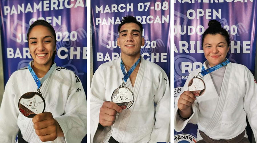 Con tres medallas terminó Chile el primer día del Open de Judo de Bariloche 2020