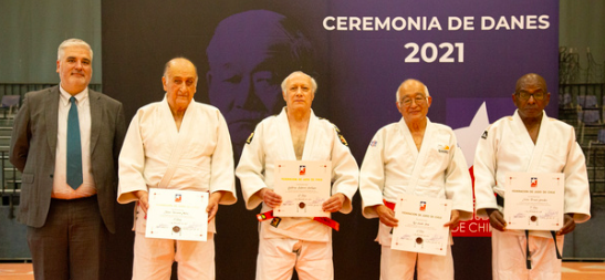 CEREMONIA DE ASCENSO DE ALTOS GRADOS EN NACIONAL DE JUDO