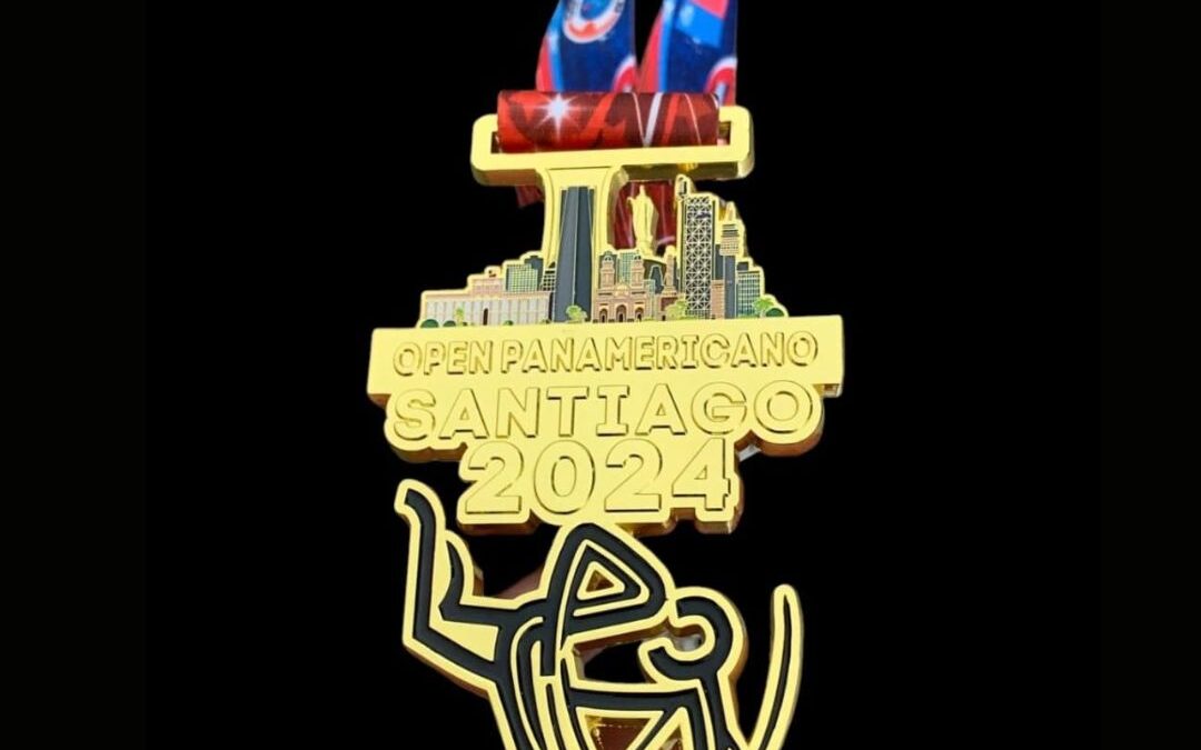 Conoce la medalla oficial del Open Panamericano de Santiago 2024