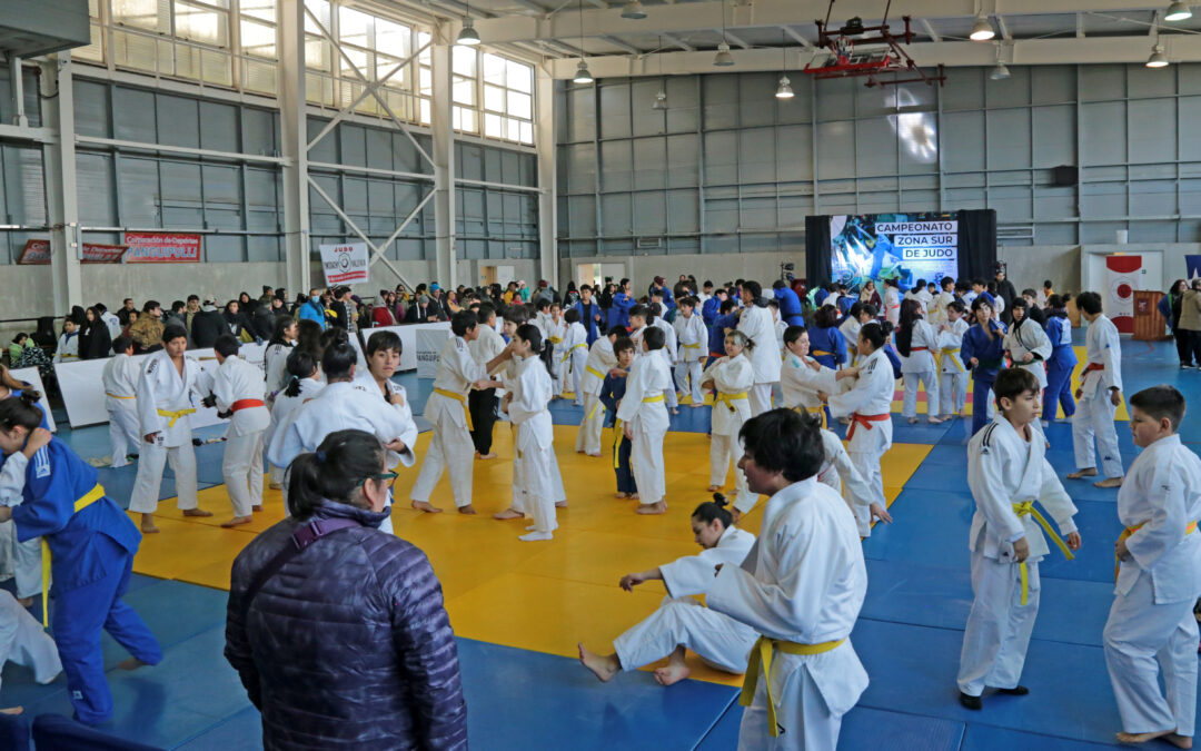 Campeonato Zona Sur de Judo 2023: Sana competencia y camaradería sobre el tatami de Panguipulli