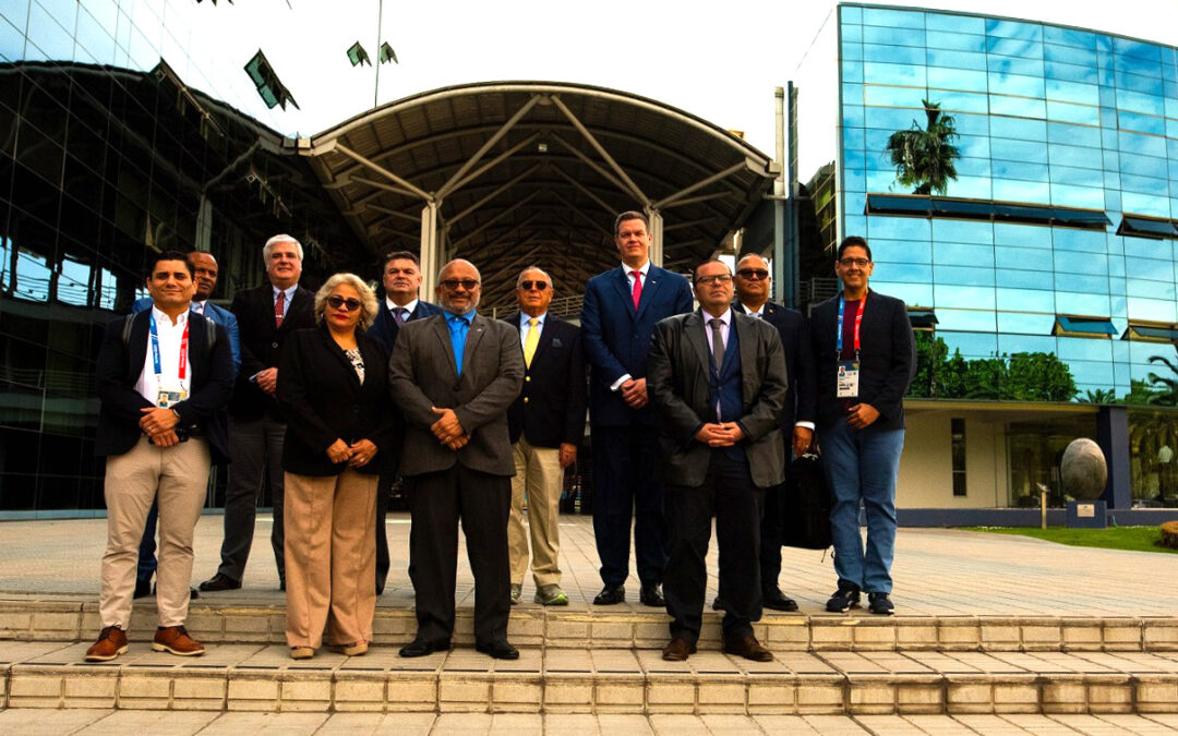 Autoridades del Judo Panamericano visitan la Escuela de la PDI con miras a los Training Camps Internacionales de enero de 2024